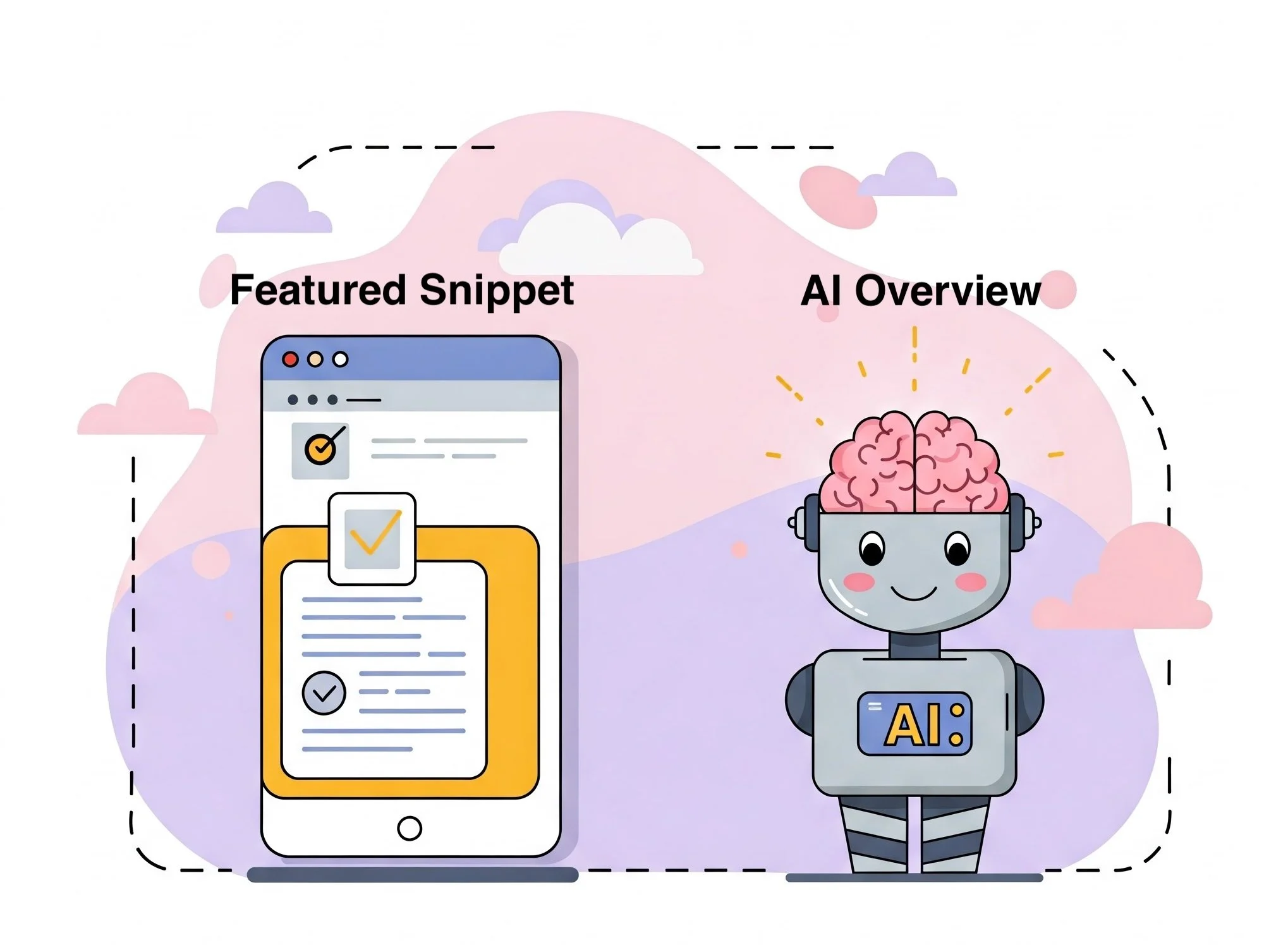 AI Overviews vs Featured Snippets